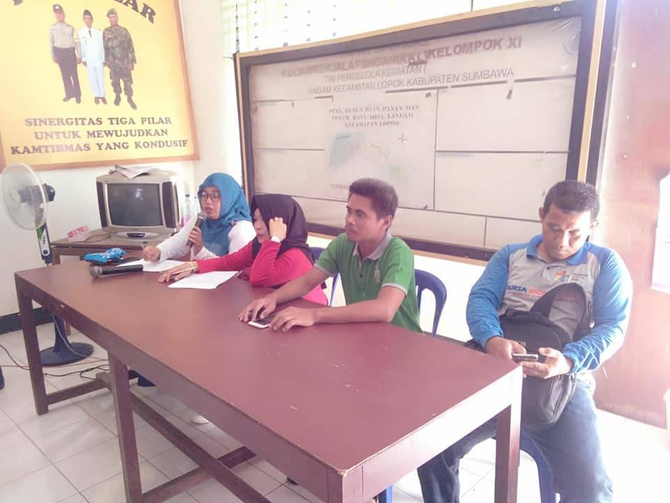 Kunjungan Tim STBM Kabupaten Sumbawa dalam Program PLAN Internasional