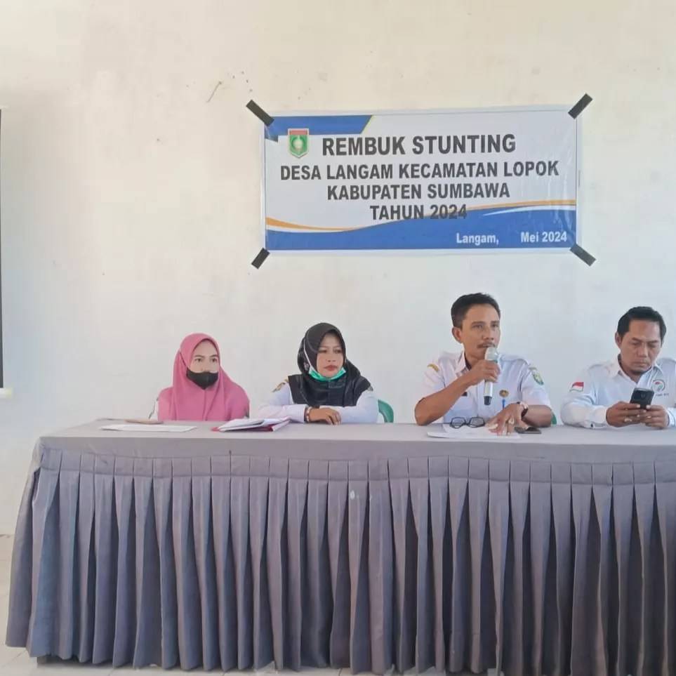 Desa Langam Gelar Rembuk Stunting Tahun 2024
